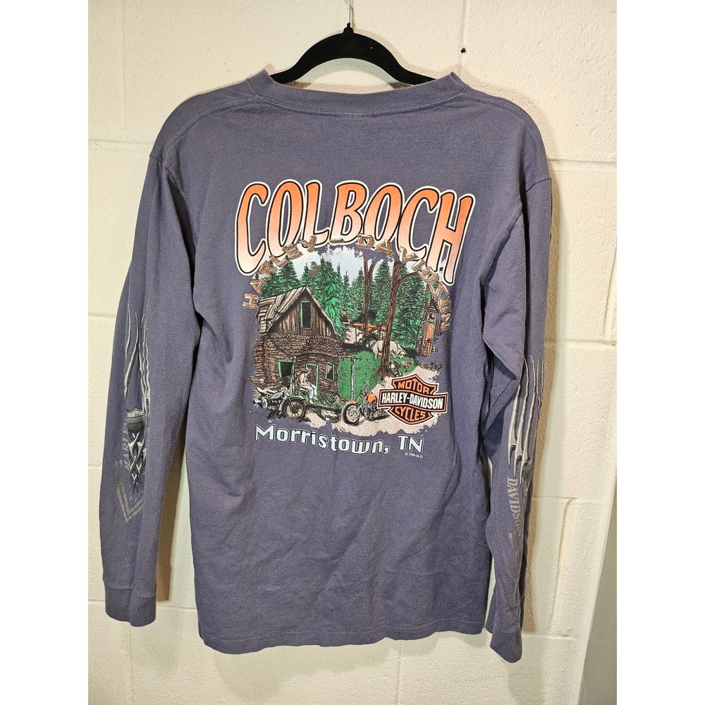 Vintage Medium 2006 Harley Davidson two sided long sleeve shirt vtg